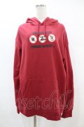 Candy Stripper / THREE RULES HOODIE  レッド H-25-06-28-055-PU-TO-KB-ZH