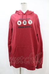 Candy Stripper / THREE RULES HOODIE  レッド H-25-06-28-055-PU-TO-KB-ZH