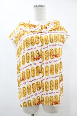 画像1: MILK / Biscottiブラウス  プレーンビスケット H-25-06-28-058-ML-BL-KB-ZH