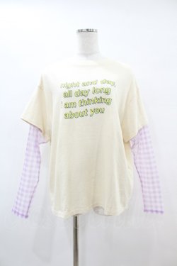 画像1: Candy Stripper / NIGHT AND DAY LAYERED   アイボリー H-25-06-28-059-PU-TO-KB-ZH