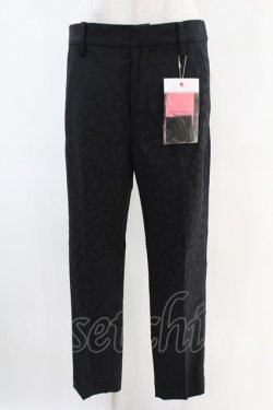 画像1: HYSTERIC GLAMOUR / レオパードパンツ S 黒 H-25-06-28-007-PU-PA-KB-ZH