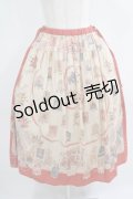 Jane Marple / Here’s to the poet gather skirt  ローズ H-25-06-28-1003-JM-SK-KB-ZH