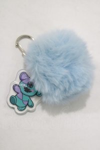 NieR Clothing / ふわふわファー付きキーホルダー   H-25-06-28-1054-PU-ZA-KB-ZH