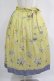 画像1: Jane Marple / Miss Daisyのタックスカート  イエロー×ラベンダー H-25-06-28-1004-JM-SK-KB-ZH (1)