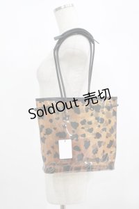 Candy Stripper / MOO CLEAR BAG  茶 H-25-06-28-1014-PU-BG-KB-ZH