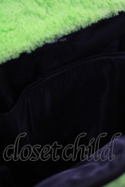 画像3: LAND by MILKBOY / FUR リュックサック  ライムグリーン H-25-06-28-1017-MB-BG-KB-ZH
