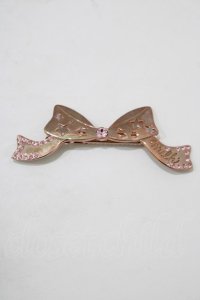 MILK / リボンバレッタ  ピンクゴールド　 H-25-06-28-1022-ML-AC-KB-ZH