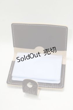 画像2: NieR Clothing / ブック型カードケース【NIER LOGO】   H-25-06-28-1024-PU-ZA-KB-ZH