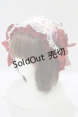 Anges et Demons / ヘッドドレスカチューシャ  赤 H-25-06-28-1026-GO-AC-KB-ZH