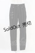 KILL STAR / Walk The Plank Trousers S ブラック H-25-06-28-010-SL-PA-KB-ZH