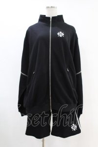 KRY CLOTHING / 「URAGIRI」ジャージセットアップ  黒×白 H-25-06-28-014-EL-PA-KB-ZH