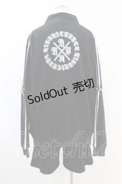 画像2: KRY CLOTHING / 「URAGIRI」ジャージセットアップ  黒×白 H-25-06-28-014-EL-PA-KB-ZH