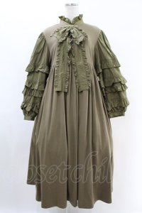 Candy Stripper / ADDICTED TO YOU DRESS  カーキ H-25-06-28-018-PU-OP-KB-ZH