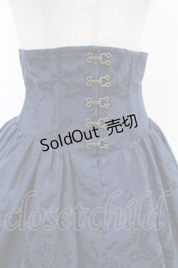 画像4: EXCENTRIQUE / 薔薇リース・コルセットスカート S/M ナイトブルー H-25-06-28-021-EL-SK-KB-ZH