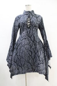 KILL STAR / Divine Touch Keyhole Dress M グレー H-25-06-28-023-SL-OP-KB-ZH