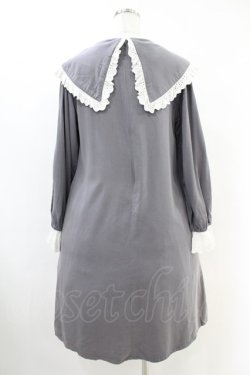 画像2: Candy Stripper / FRILL COLLARワンピース S グレー H-25-06-28-024-PU-OP-KB-ZH