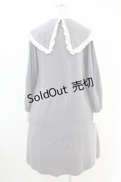 画像2: Candy Stripper / FRILL COLLARワンピース S グレー H-25-06-28-024-PU-OP-KB-ZH
