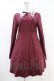 画像1: KILL STAR / Charmed School Dress M CRIMSON red H-25-06-28-026-SL-OP-KB-ZH (1)