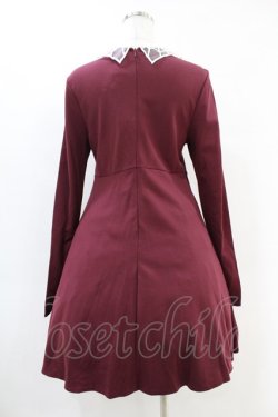 画像2: KILL STAR / Charmed School Dress M CRIMSON red H-25-06-28-026-SL-OP-KB-ZH