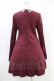 画像2: KILL STAR / Charmed School Dress M CRIMSON red H-25-06-28-026-SL-OP-KB-ZH (2)