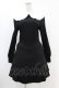 画像1: KILL STAR / Mystra Collar Dress S 黒×白 H-25-06-28-029-SL-OP-KB-ZH (1)