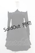 KILL STAR / Mystra Collar Dress S 黒×白 H-25-06-28-030-SL-OP-KB-ZH