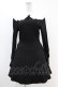 画像1: KILL STAR / Mystra Collar Dress S 黒×白 H-25-06-28-030-SL-OP-KB-ZH (1)