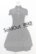KILL STAR / Tied Up Skater Dress XS 黒 H-25-06-28-032-SL-OP-KB-ZH