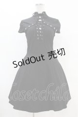 KILL STAR / Tied Up Skater Dress XS 黒 H-25-06-28-032-SL-OP-KB-ZH