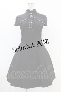 KILL STAR / Tied Up Skater Dress XS 黒 H-25-06-28-032-SL-OP-KB-ZH