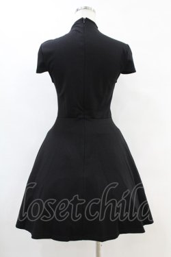 画像2: KILL STAR / Tied Up Skater Dress XS 黒 H-25-06-28-032-SL-OP-KB-ZH