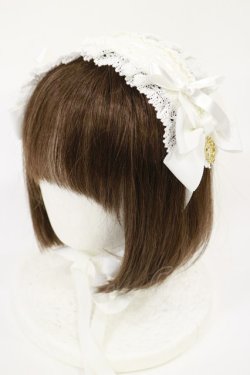 画像1: BABY,THE STARS SHINE BRIGHT / プリンセスドロップヘッドドレス  オフ白 H-25-06-29-038-BA-AC-NS-ZH