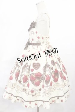 画像2: BABY,THE STARS SHINE BRIGHT / Strawberry Loves Chocolate柄ジャンパースカートIII Free 生成り H-25-06-29-005-BA-OP-NS-ZH