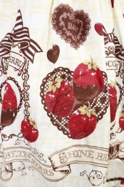 画像4: BABY,THE STARS SHINE BRIGHT / Strawberry Loves Chocolate柄ジャンパースカートIII Free 生成り H-25-06-29-005-BA-OP-NS-ZH