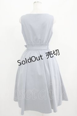 画像3: F&A / べっ甲バックルベルトTRジャンパースカート Free BLUE GRAY H-25-06-29-1023-LO-OP-NS-ZH