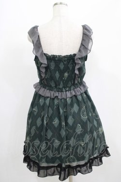 画像3: axes femme / アンティーク柄ワンピース M グリーン H-25-06-29-1025-AX-OP-NS-ZH