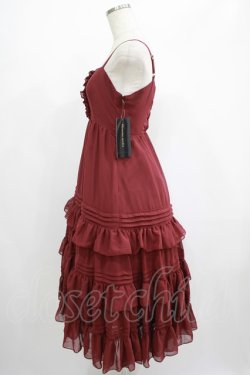 画像2: Victorian maiden / シャーリングシフォンロングアンダードレス Free ボルドー H-25-06-29-1028-CL-OP-NS-ZH