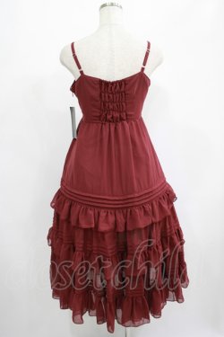 画像3: Victorian maiden / シャーリングシフォンロングアンダードレス Free ボルドー H-25-06-29-1028-CL-OP-NS-ZH