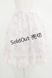 axes femme / フラワープリントスカート M ピンク H-25-06-29-1030-AX-SK-NS-ZH