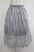 axes femme / フラワーレースミディペチスカート Free グレー H-25-06-29-1031-AX-SK-NS-ZH