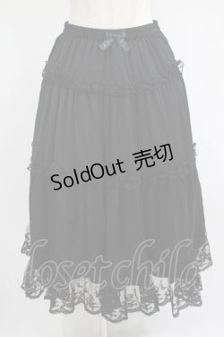 画像1: m petit by misako / NINA'Sコラボペチスカート M ブラック H-25-06-29-1032-LO-SK-NS-ZH