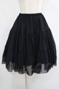 Victorian maiden / ボリュームシフォンペチコートスカート（ショート） Free ブラック H-25-06-29-1034-CL-SK-NS-ZH