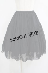 Victorian maiden / ボリュームシフォンペチコートスカート（ショート） Free ブラック H-25-06-29-1034-CL-SK-NS-ZH