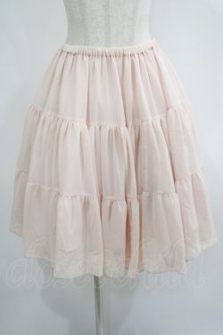 画像1: Victorian maiden / ボリュームシフォンペチコートスカート（ショート） Free ピンク H-25-06-29-1035-CL-SK-NS-ZH