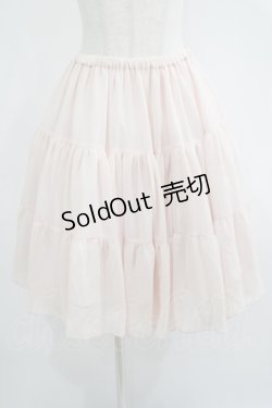 画像1: Victorian maiden / ボリュームシフォンペチコートスカート（ショート） Free ピンク H-25-06-29-1035-CL-SK-NS-ZH