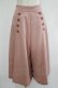 画像1: F&A / ダブル釦ロングキュロットパンツ Free PINK BEIGE H-25-06-29-1038-LO-PA-NS-ZH (1)
