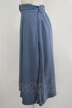 画像2: an another angelus / サイドレースロングキュロット Free BLUE H-25-06-29-1039-CA-PA-NS-ZH