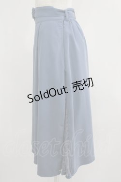 画像2: an another angelus / サイドレースロングキュロット Free BLUE H-25-06-29-1039-CA-PA-NS-ZH