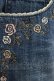 画像4: axes femme / バラ刺繍デニムショートパンツ M ブルー H-25-06-29-1042-AX-PA-NS-ZH (4)