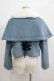 画像3: axes femme kawaii / ケープ付ショートコート M ブルー H-25-06-29-1046-AX-CO-NS-ZH (3)